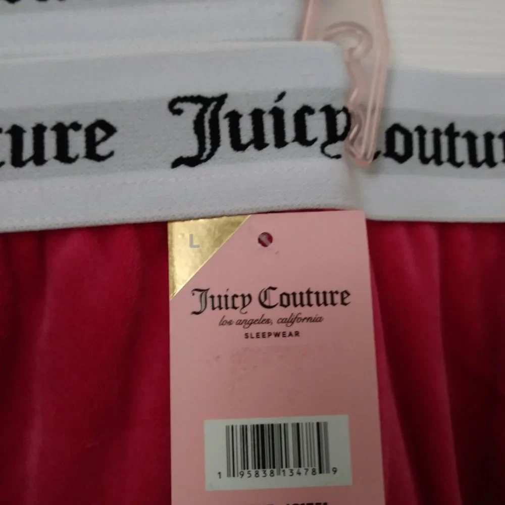 Juicy Couture 2 PK. Lounge Pajama Shorts Size Large